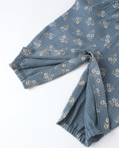Blue Floral Maisie Overalls