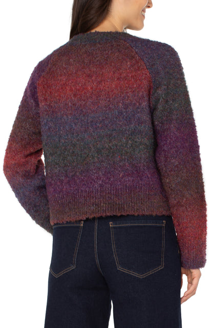 Raglan Cardigan in Burgundy | Liverpool