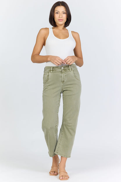 Lasso Barrel Jean in Vetiver | Dear John