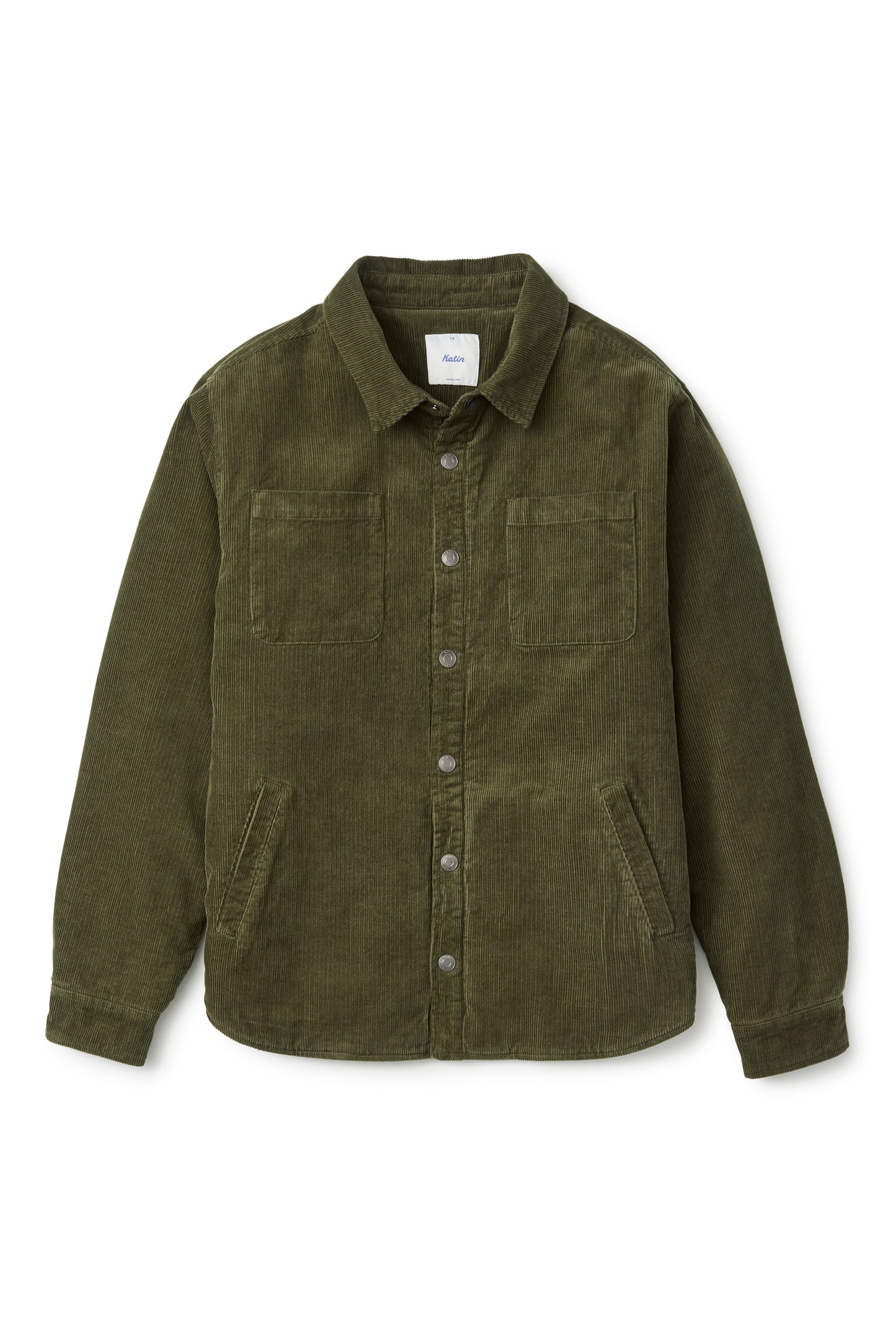 Harold Corduroy Jacket in Dark Olive | Katin