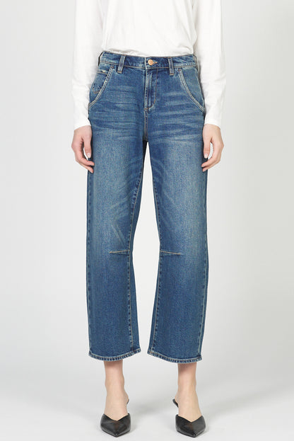 Lasso Barrel Jean in Blue Mix | Dear John