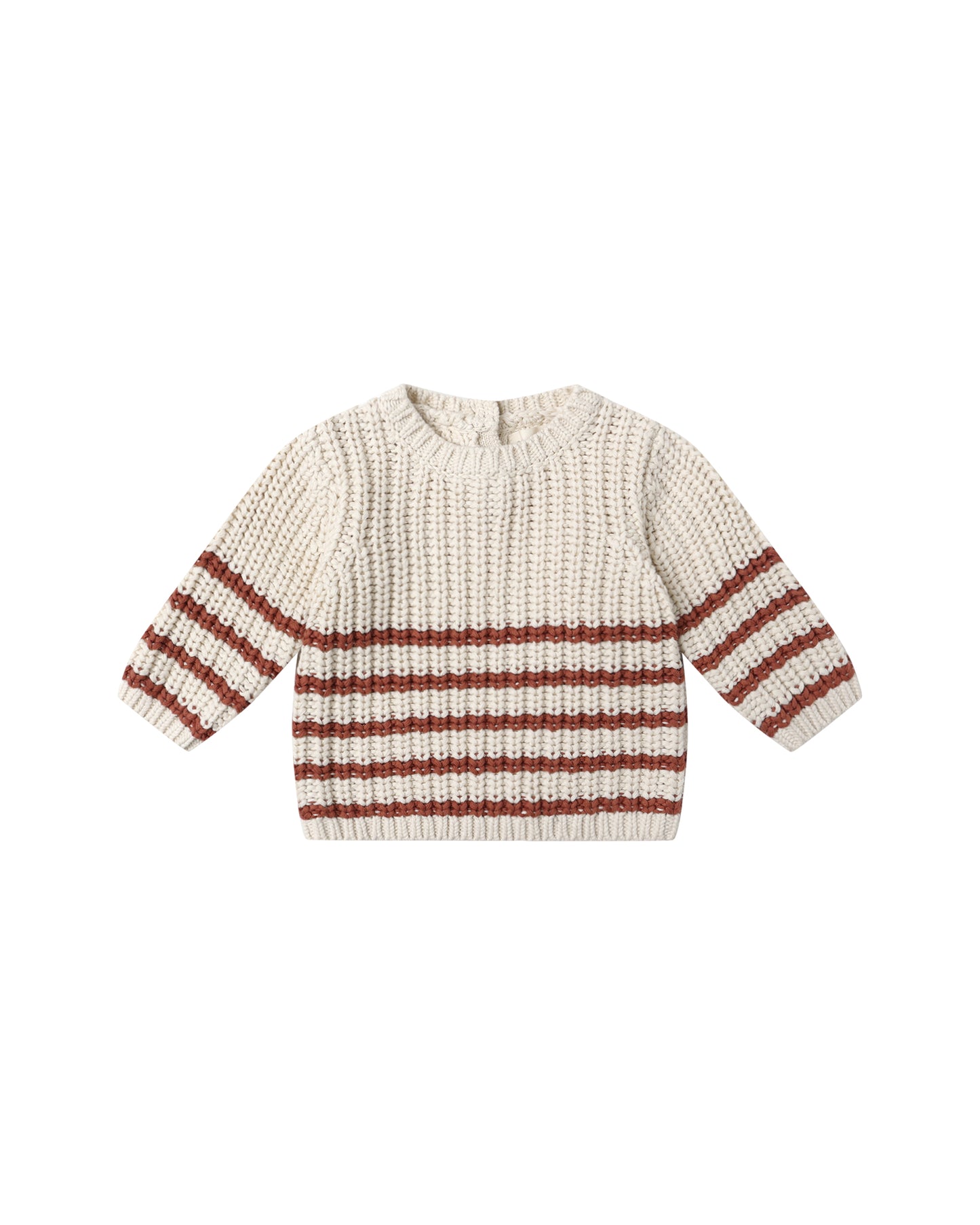 Cranberry Stripe Rex Sweater