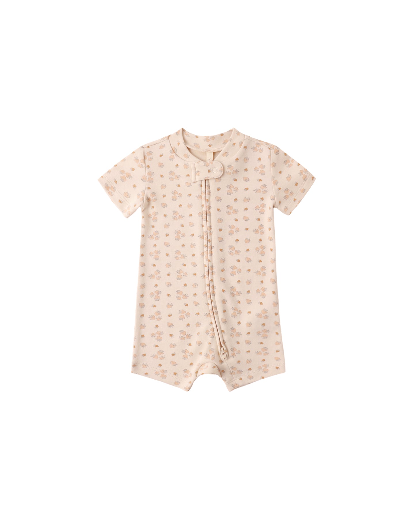 Strawberries Zip Short Sleeve Sleeper