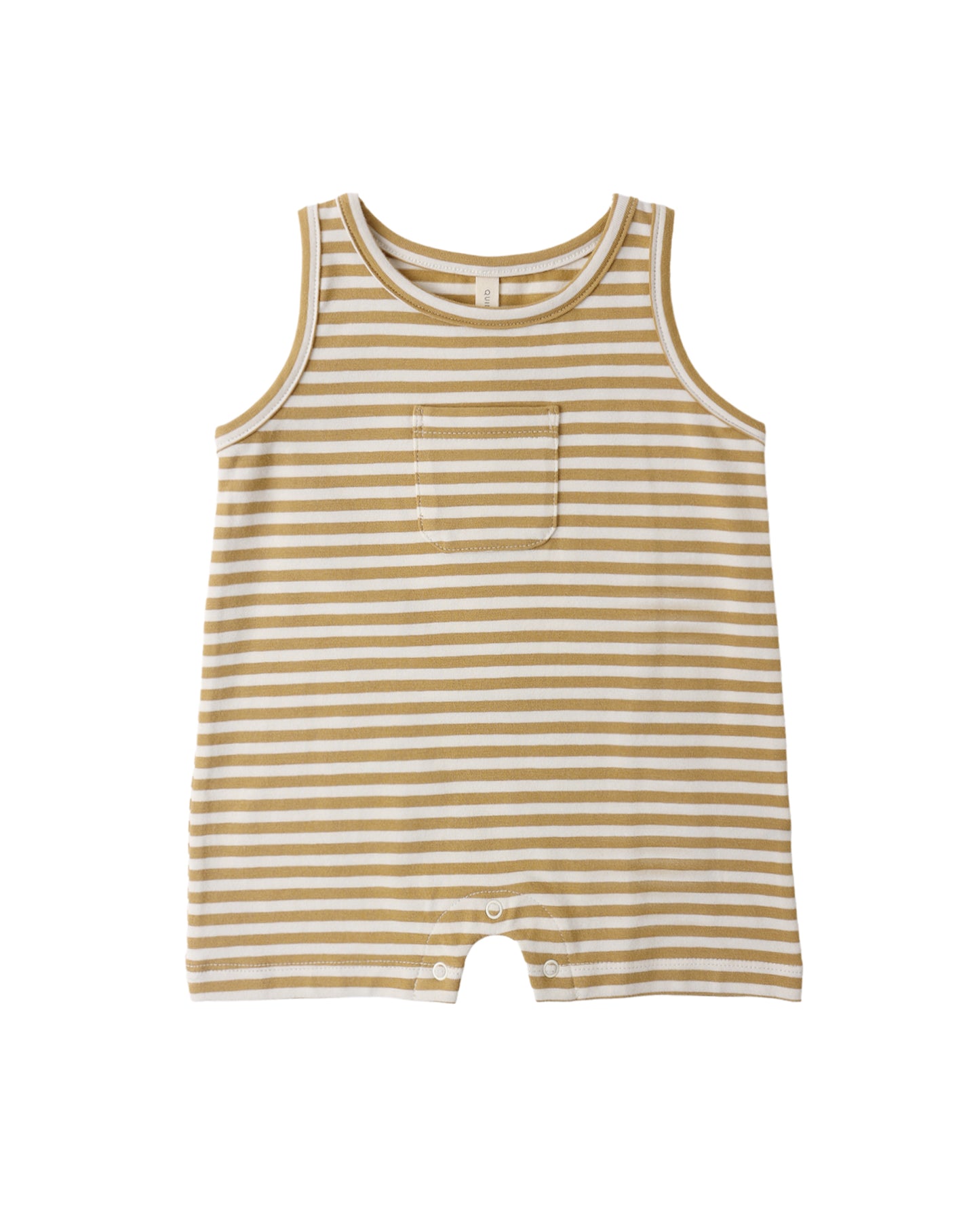 Honey Stripe Sleeveless Romper