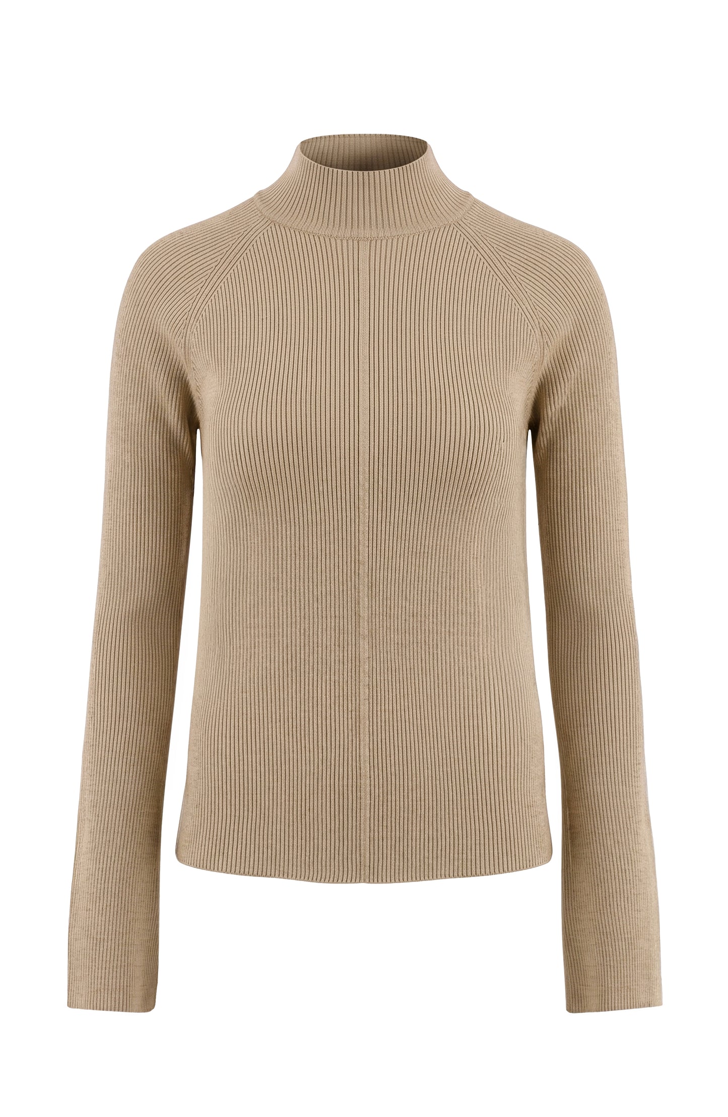 Long Sleeve Turtleneck in Khaki | Liverpool