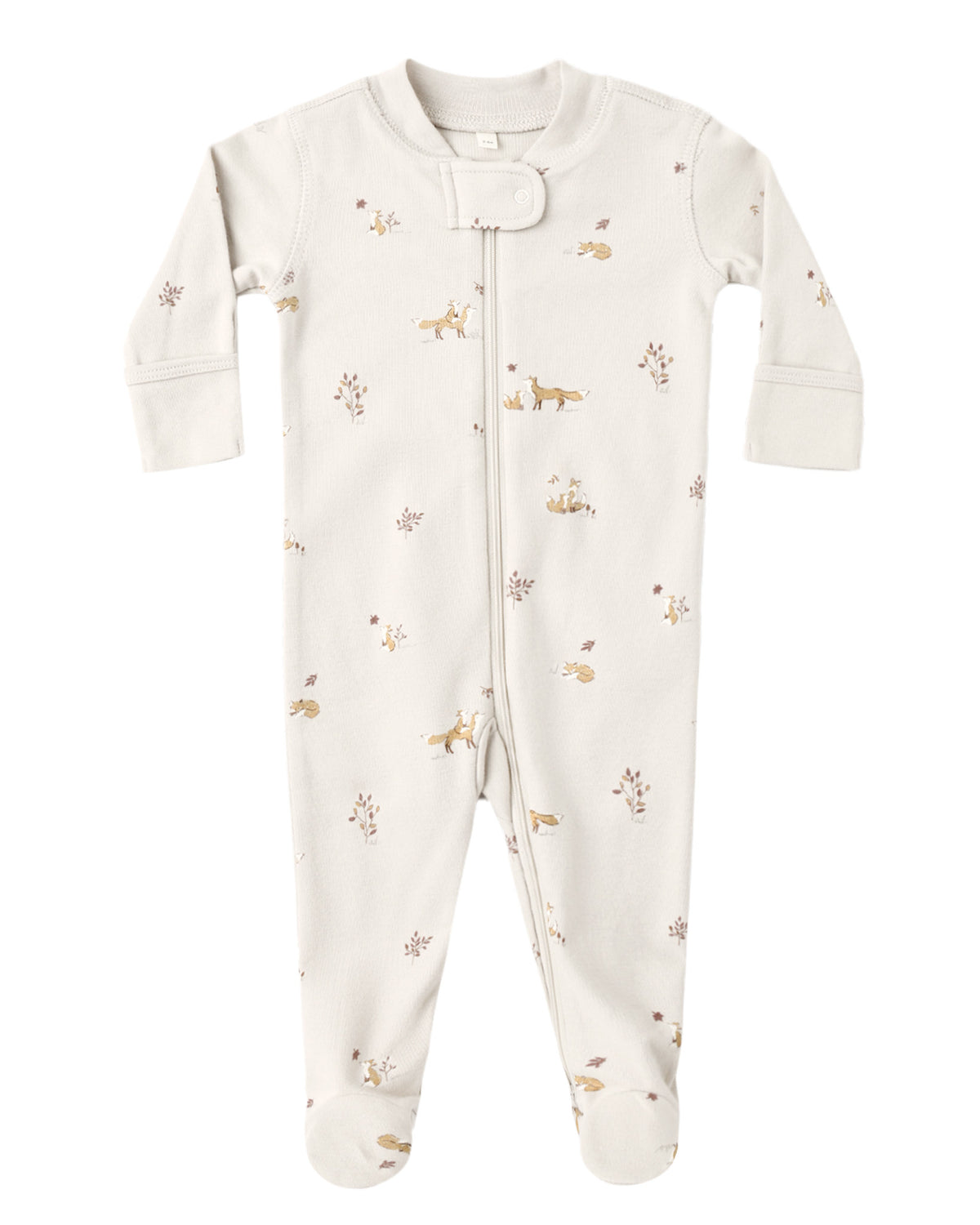 Fox Land Long Sleeve Zip Footie Sleeper