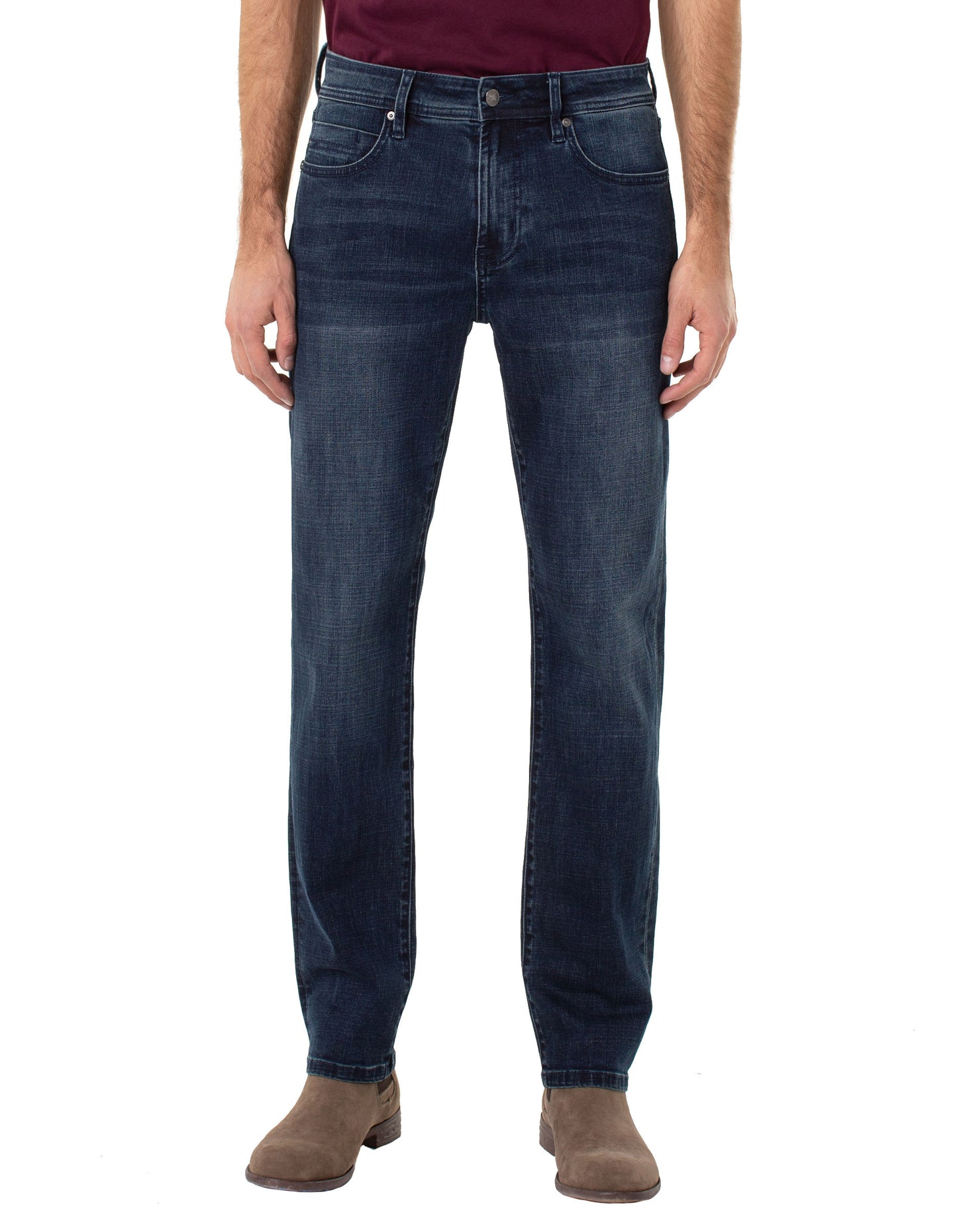 Relaxed Straight Jean in Palo Alto Dark