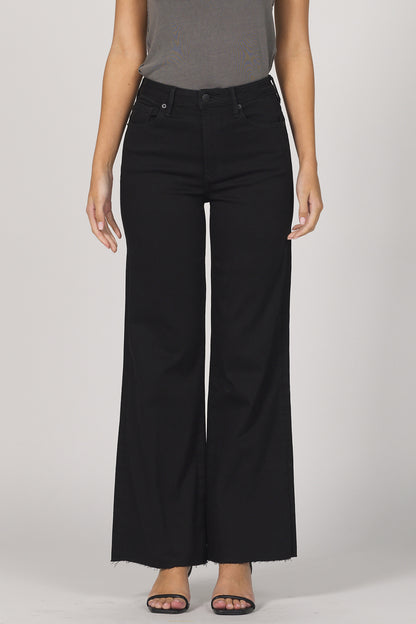 Fiona High Rise Wide Leg in Black Arrow | Dear John