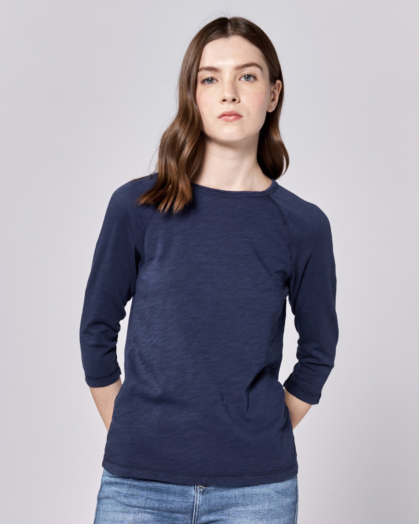 Sonoma 3/4 Sleeve Tee in Iris | Dear John
