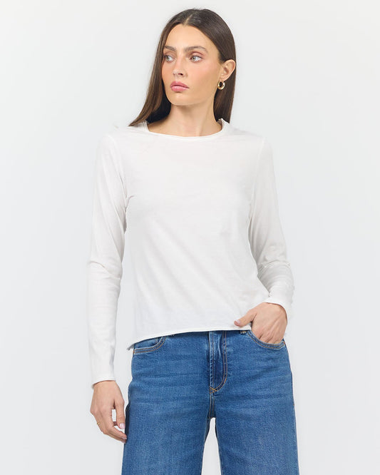 Lark Shirt in White | Dear John