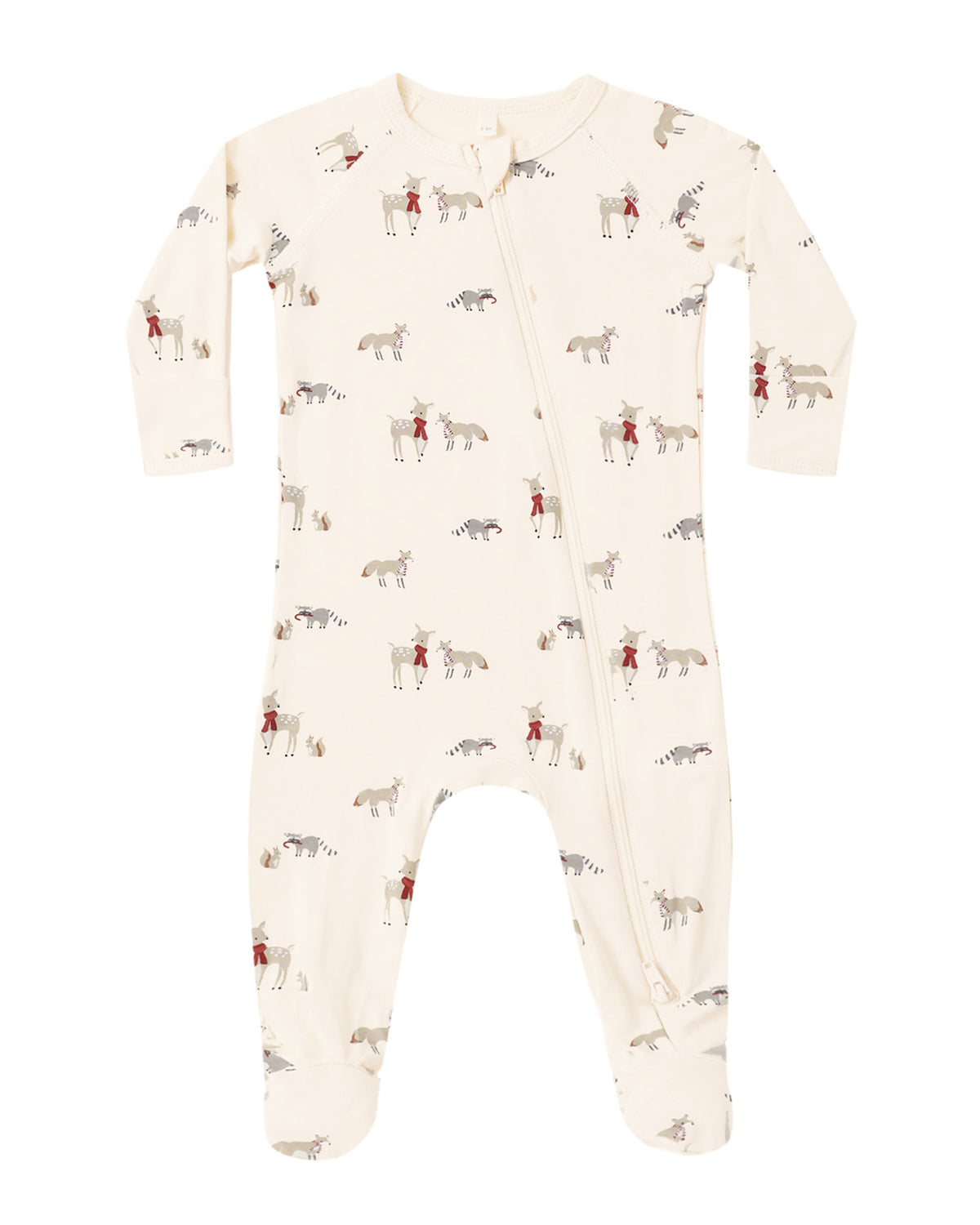 Forest Friends Long Sleeve Zip Footie Sleeper