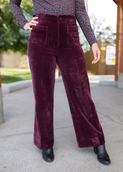 Audrey Chenille High Rise in Fig | Dear John