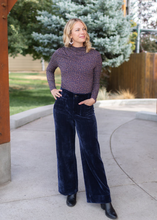 Audrey Chenille High Rise in Iris | Dear John