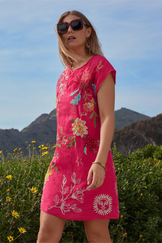 Playa Dress in Pink | Johnny Was