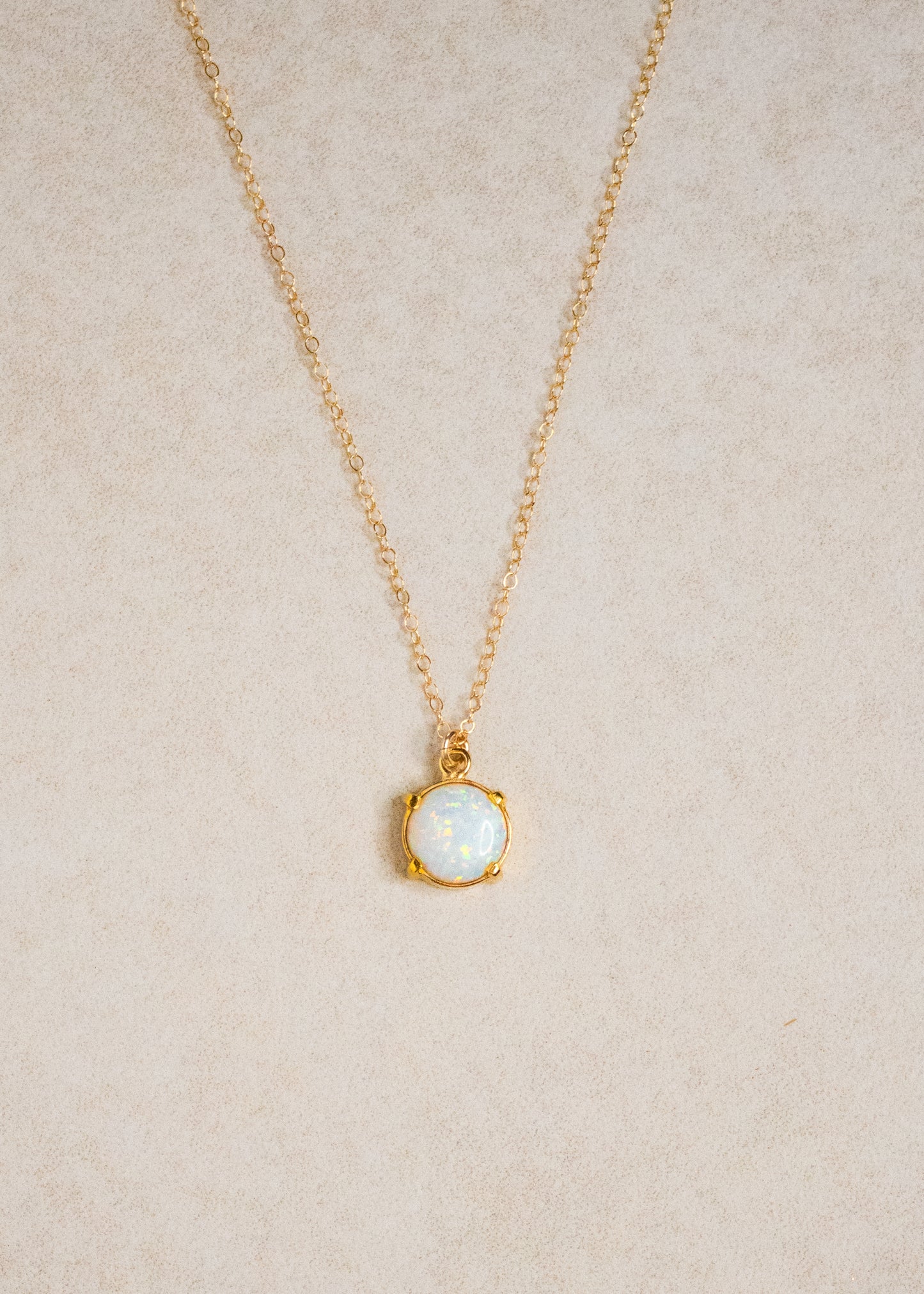 White Opal Necklace | Flying Lizard