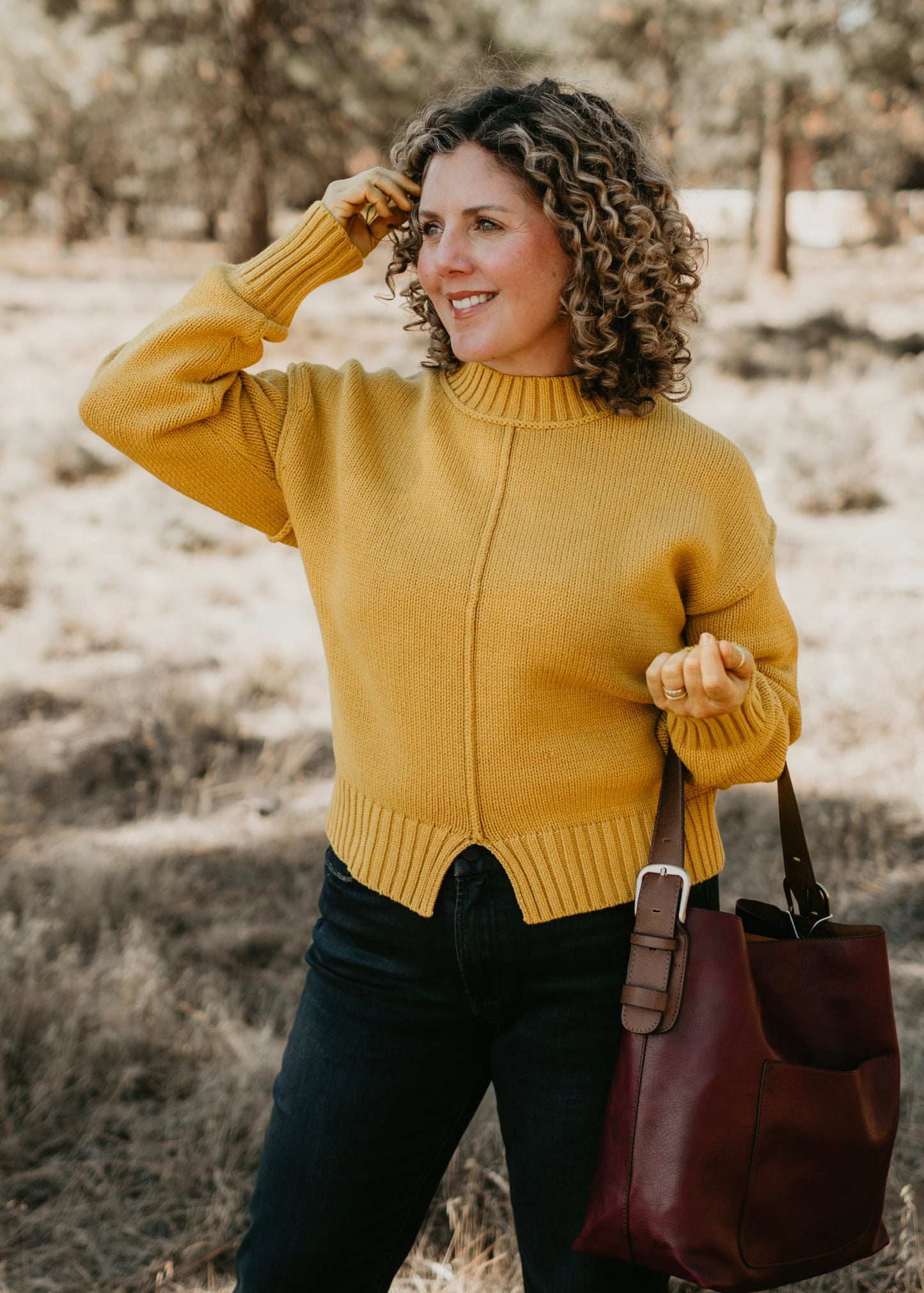 Hera Sweater in Gold | Dear John