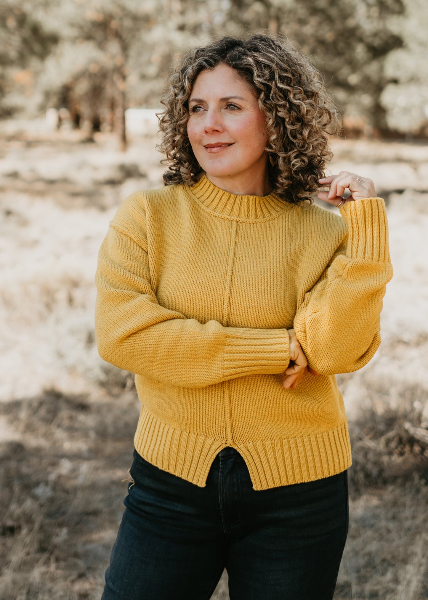 Hera Sweater in Gold | Dear John