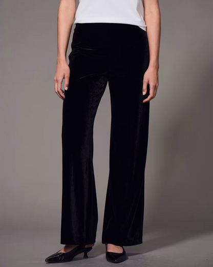 Relay Velvet Pull On Pant in Black | Sanctuary